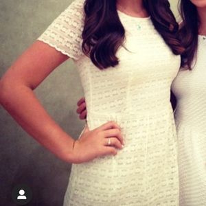 Free people white lace dress